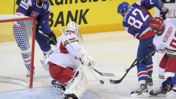 Hokej: Bělorusko - Slovensko
